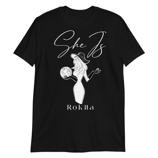 SHE IS - Black Short-Sleeve Unisex T-Shirt
