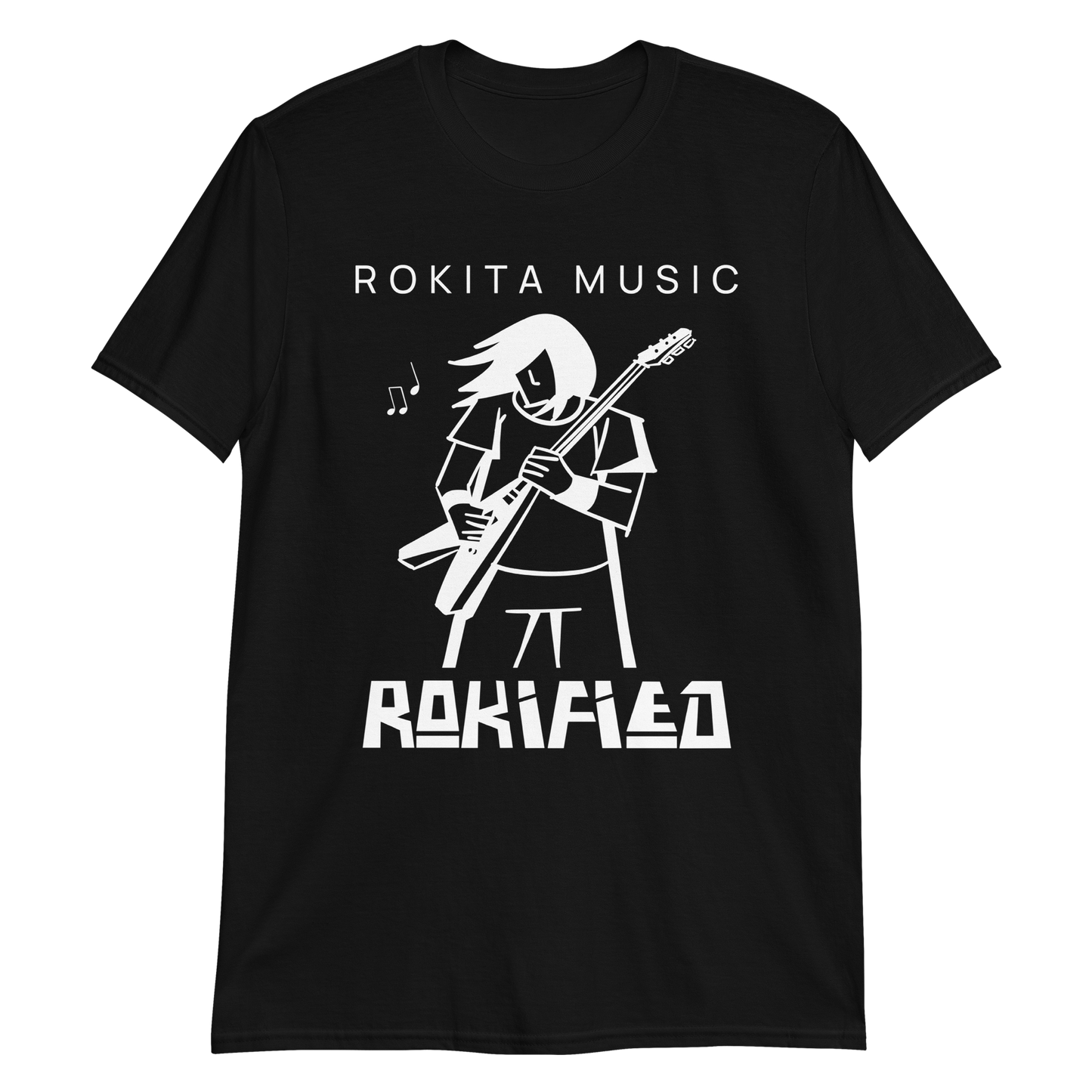 ROKIFIED - Black Short-Sleeve Unisex T-Shirt